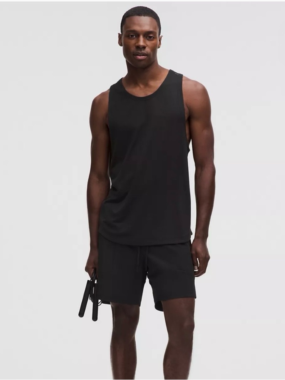 lululemon Athletica Men’s Dark Grey Workout Tank Top Sleeveless Quick Dry